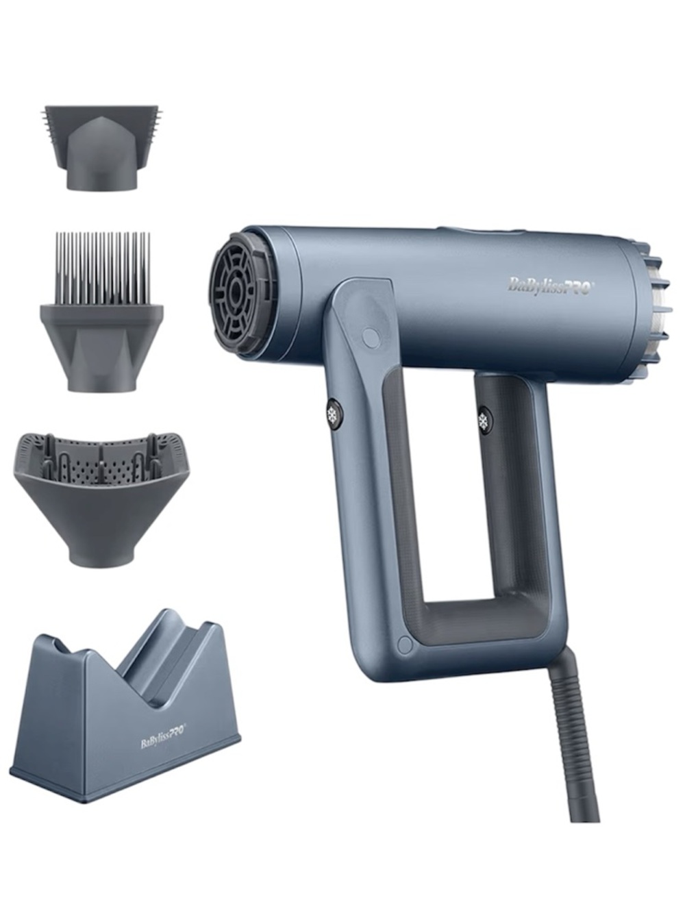 BaBylissPRO Nano Titanium AirSquared Professional Hair Dryer with Diffuser